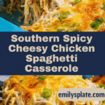 Spicy Southern Cheesy Chicken Spaghetti Casserole Recipe