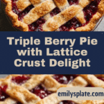 Triple Berry Pie Recipe