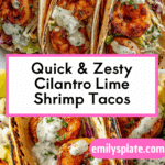 Zesty Cilantro Lime Shrimp Tacos with Creamy Slaw Recipe