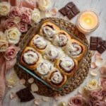 Fluffy Cinnamon Rolls with Cinnamon-Sugar Filling and Creamy Glaze Recipe