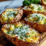 Garlic Herb Roasted Potato Skins Recipe