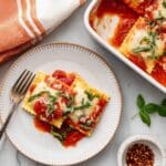 Spinach Ricotta Lasagna Rolls Recipe
