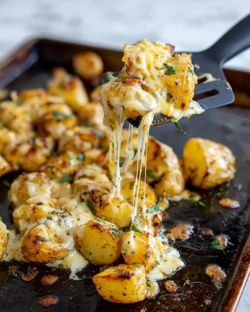 Cheesy Ranch Oven Roasted Potatoes Recipe