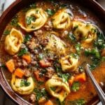 Autumn Tortellini Soup with Sausage Recipe