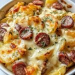 Cheesy Ranch Potatoes and Smoked Sausage Recipe
