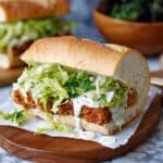 Crispy Chicken Caesar Sandwich Recipe