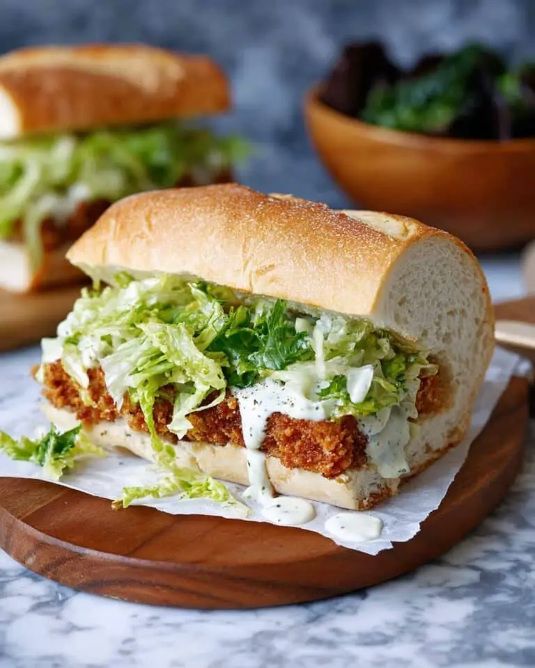 Crispy Chicken Caesar Sandwich Recipe