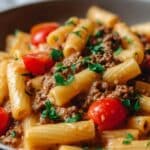 High Protein Creamy Beef Pasta Recipe for Quick Weeknight Dinners Recipe