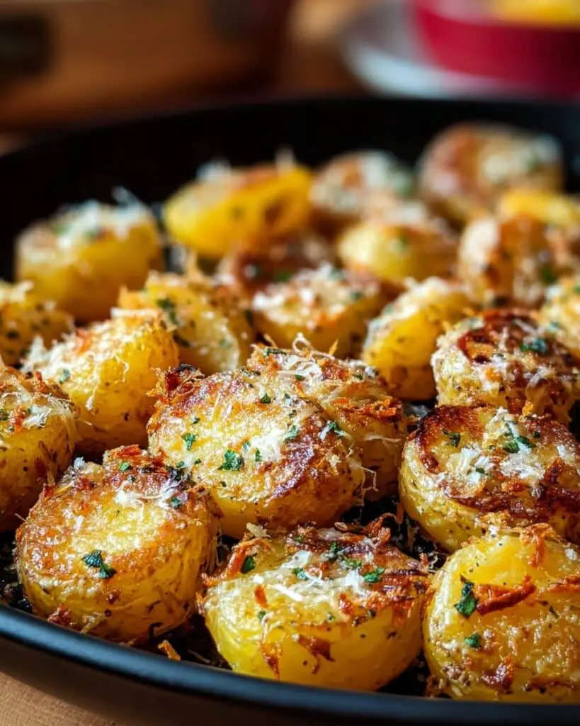 Hommade Cheesy Ranch Oven Roasted Potatoes