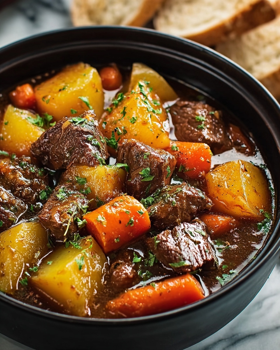 Easy Crock Pot Beef Stew Recipe for Comfort Meals Recipe - Recipe Image