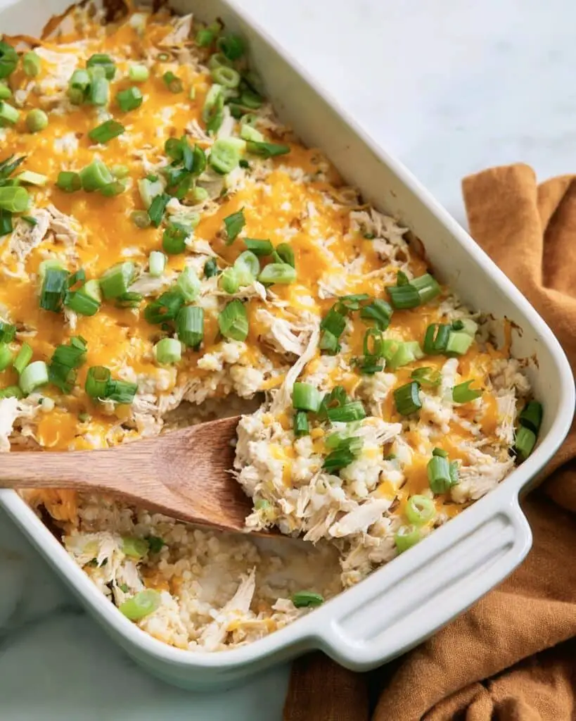 Chicken & Cauliflower-Rice Casserole Recipe