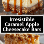 Caramel Apple Cheesecake Bars Recipe