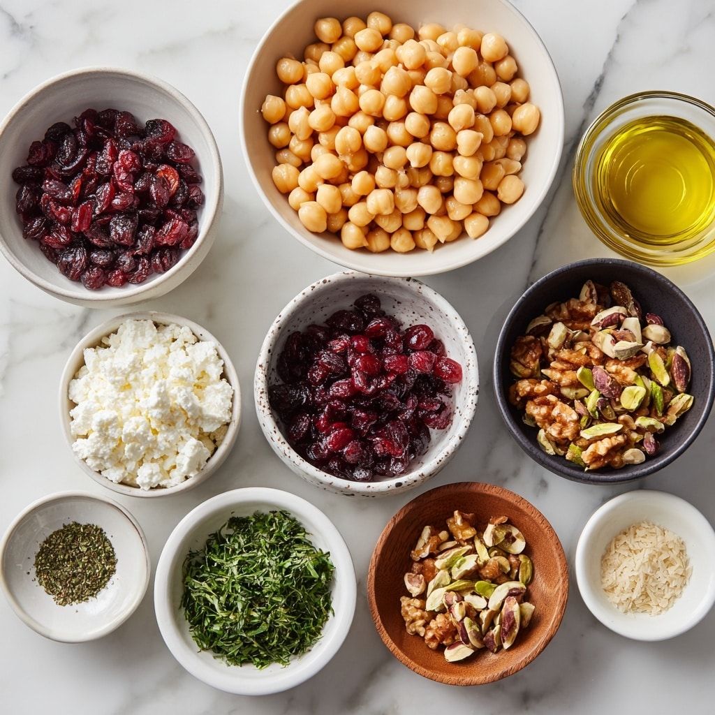 Feta and Cranberry Chickpea Salad Recipe - Recipe Image