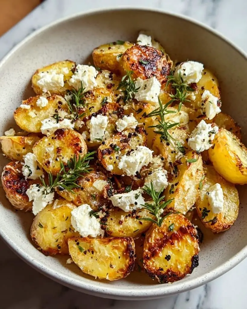 Healthy Baked Feta Potatoes Recipe