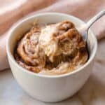 Gluten-Free Cinnamon Roll in a Mug Recipe