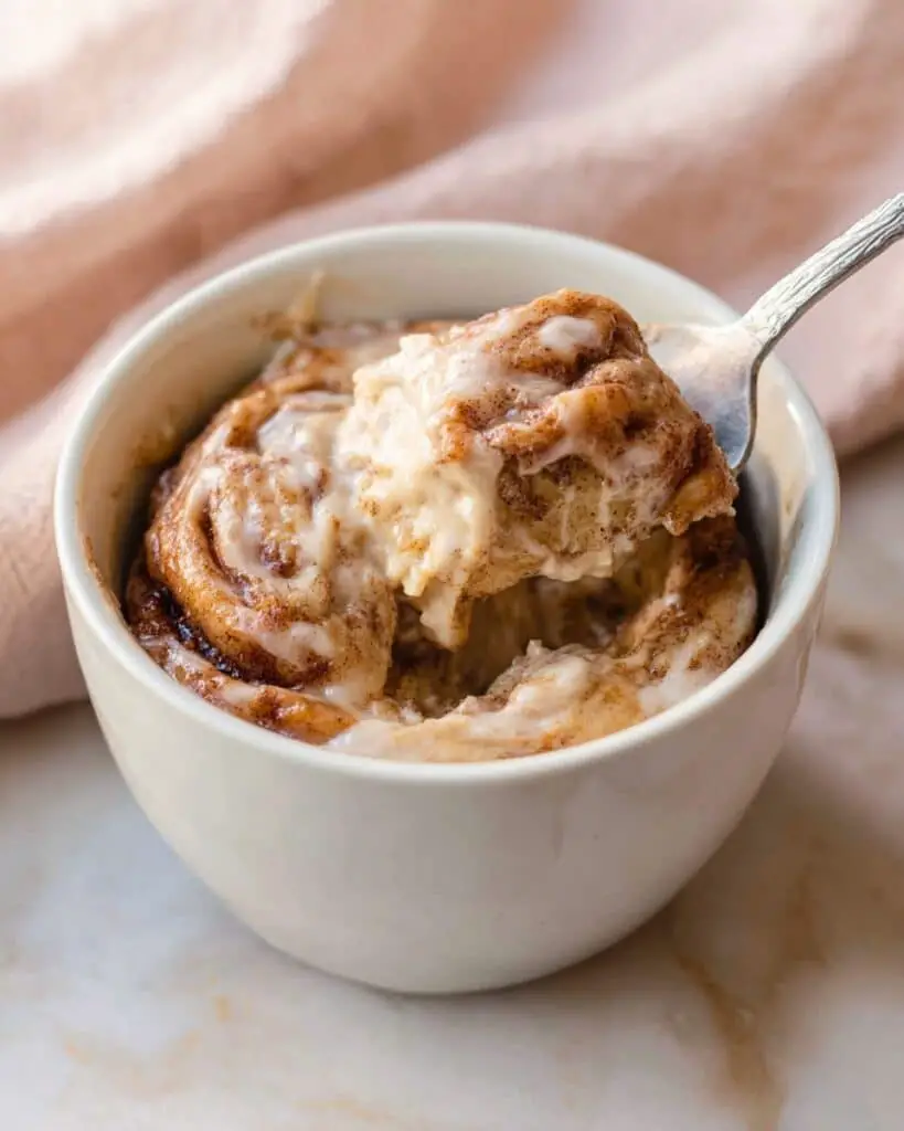 Gluten-Free Cinnamon Roll in a Mug Recipe