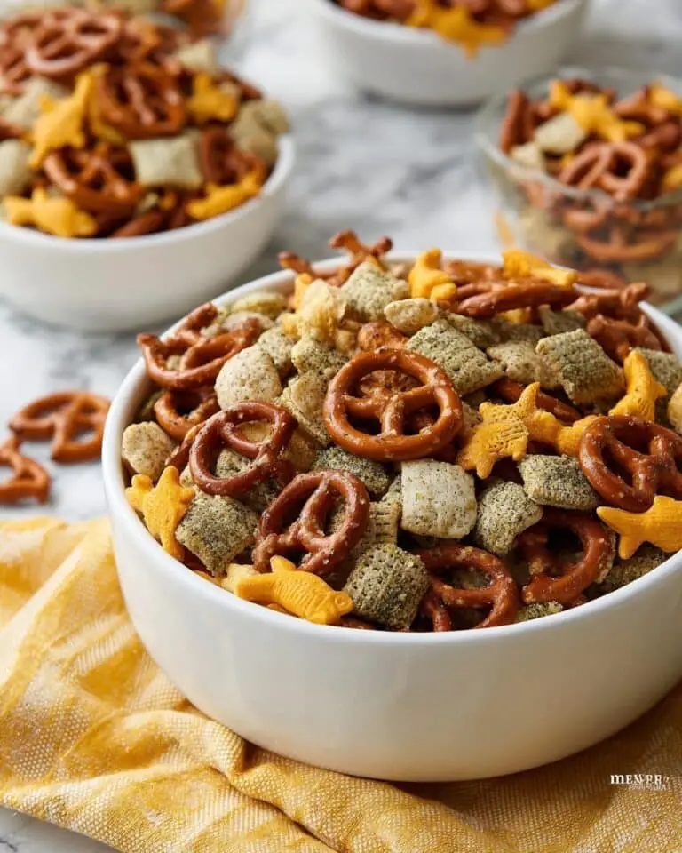 Zesty Ranch Pretzel Snack Mix Recipe