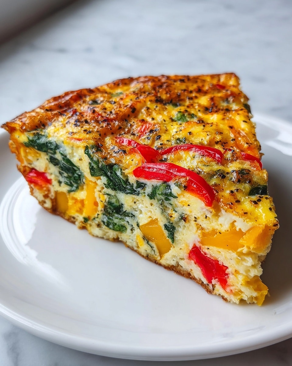 15-Minute Air Fryer Veggie Frittata: Quick & Delicious Breakfast Recipe - Recipe Image