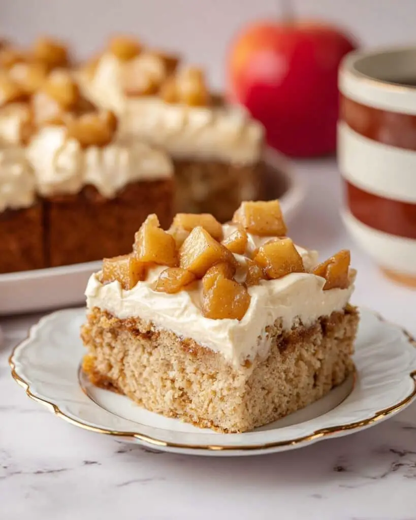 Vegan Applesauce Cake with Vegan Buttercream Frosting Recipe