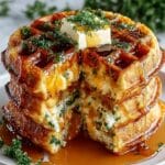 Cheddar Jalapeño Cornbread Waffles: A Flavorful Twist on a Classic Recipe