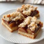 Healthy Apple Pie Bars (Gluten Free + Vegan) Recipe