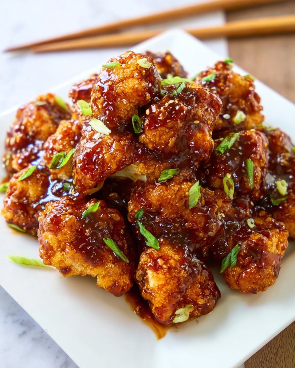 Baked Orange Cauliflower Recipe - Recipe Image