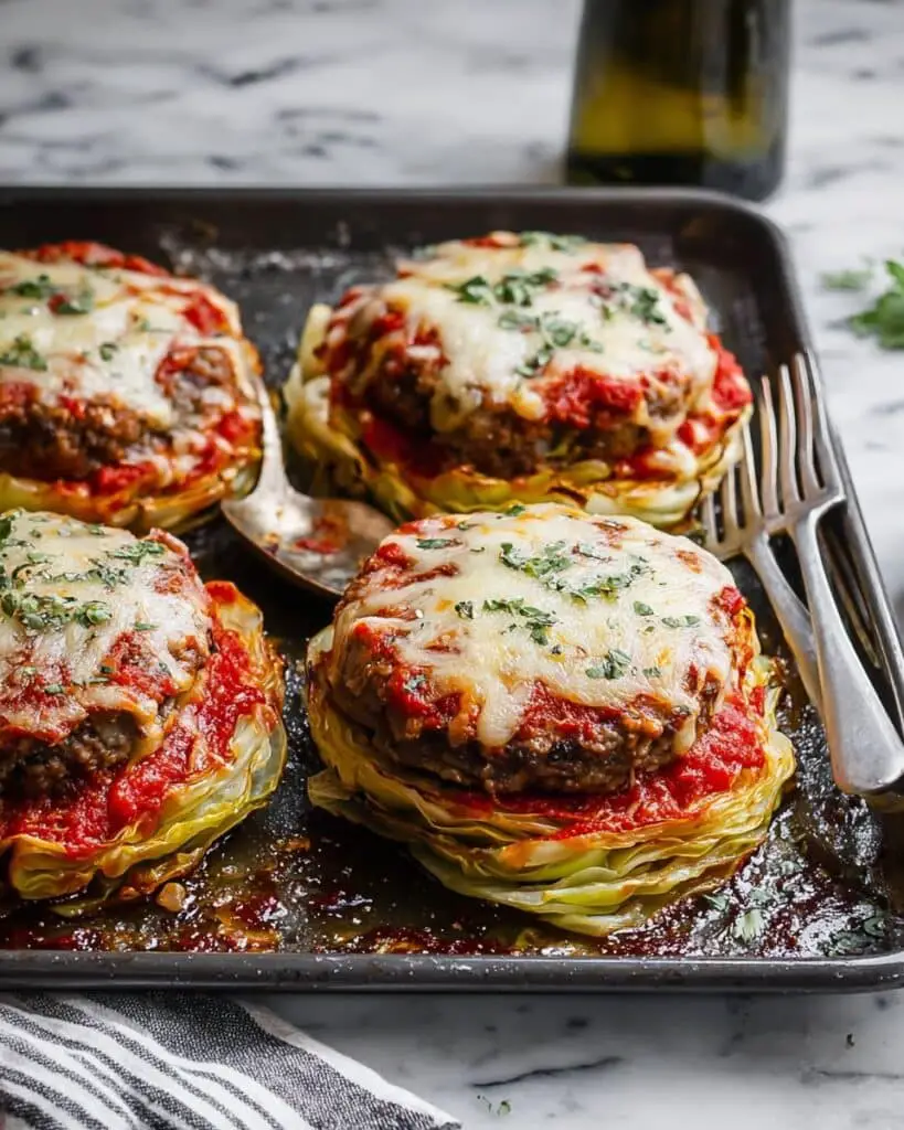 Oven-Baked Cabbage Burgers Recipe
