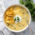Green Chile Chicken Enchilada Soup Recipe