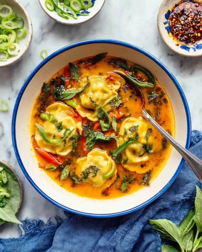 Red Curry Dumpling Soup Recipe