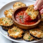 Air Fryer Eggplant Parmesan Bites Recipe