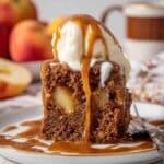 Vegan Apple Sticky Toffee Pudding with Toffee Sauce Recipe