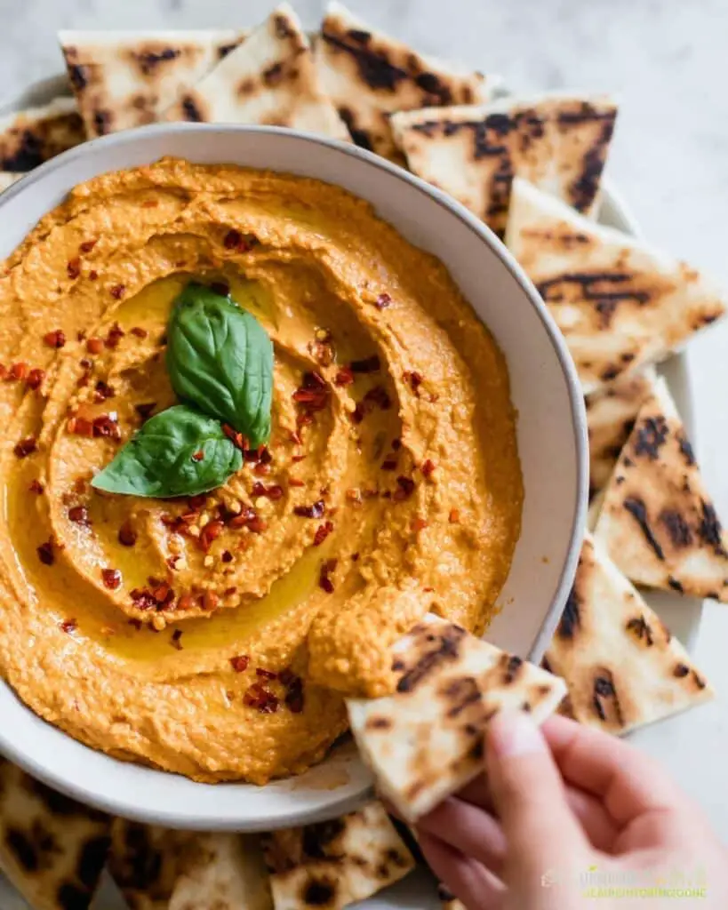 Pizza Hummus – Dairy & Sesame Free Recipe