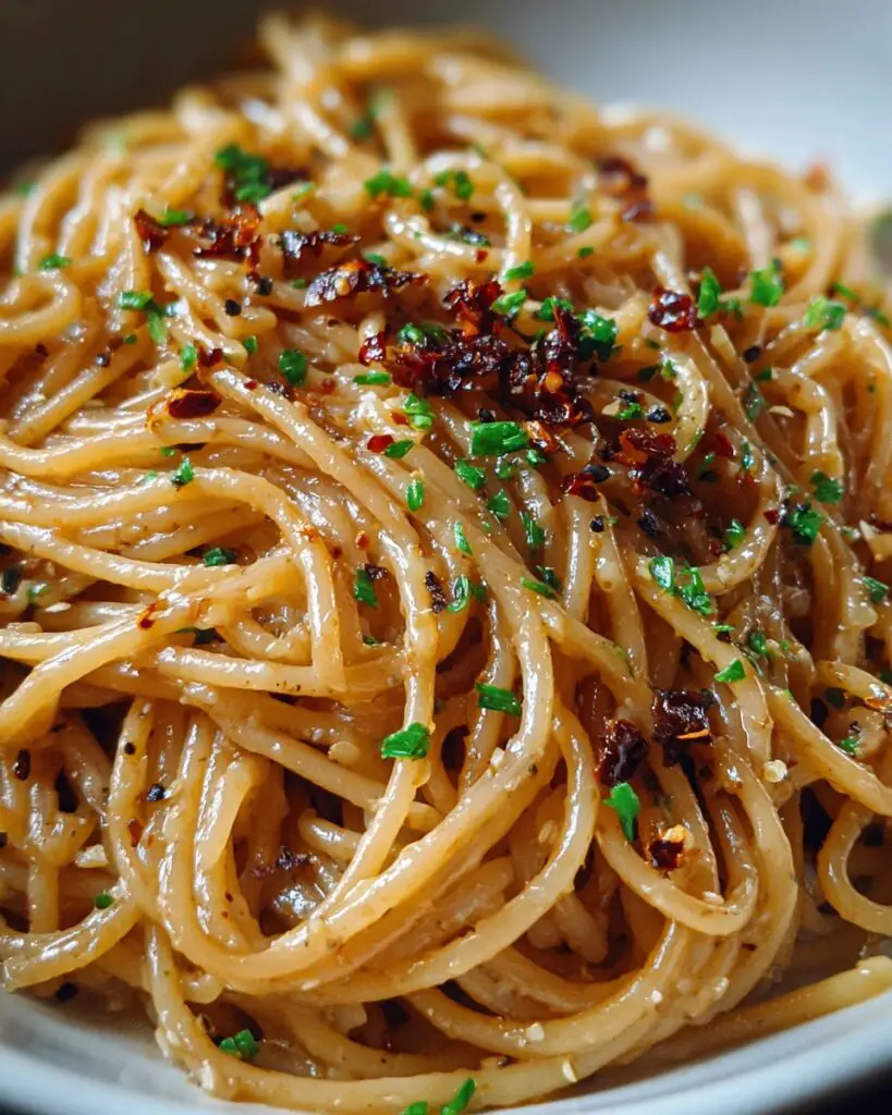 Vegan Caramelized Onion and Chili Oil Pasta Recipe