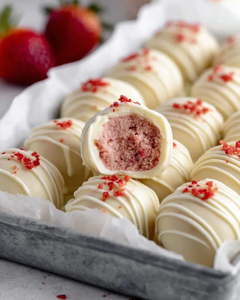 Strawberry Cake Truffles Recipe