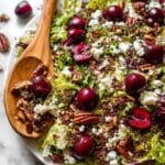 Cherry Chopped Salad with Maple-Mustard Dressing Recipe