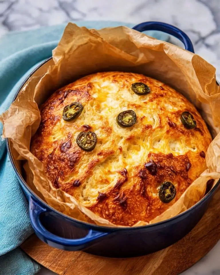 Jalapeno Cheddar Dutch Oven Bread Recipe