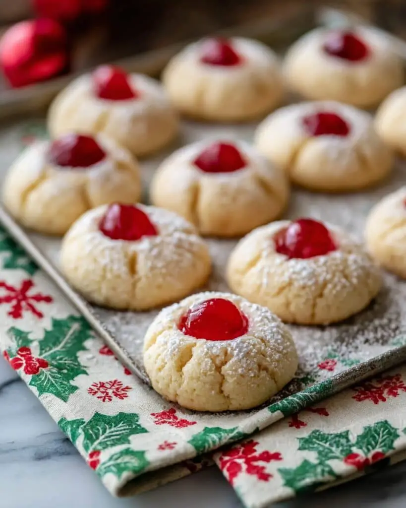 Almond Cherry Cookies Recipe