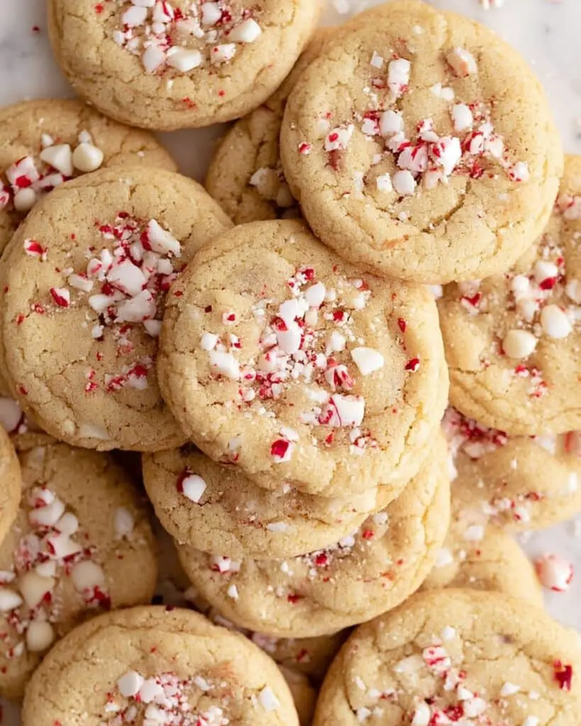Peppermint White Chocolate Pudding Cookies Recipe