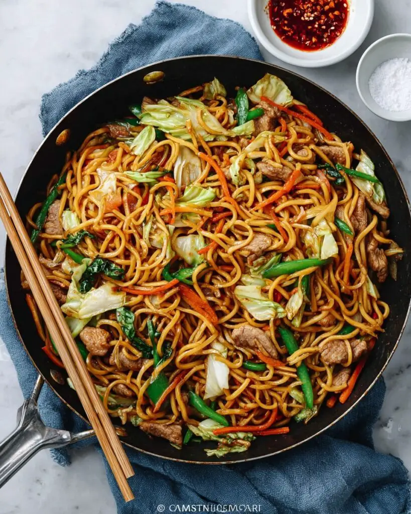 Chicken Lo Mein (Restaurant Style) Recipe