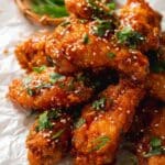 Korean Chicken Wings with Spicy Gochujang Sauce Recipe