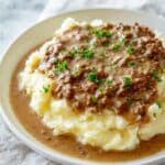Ground Beef and Rich Onion Gravy Recipe