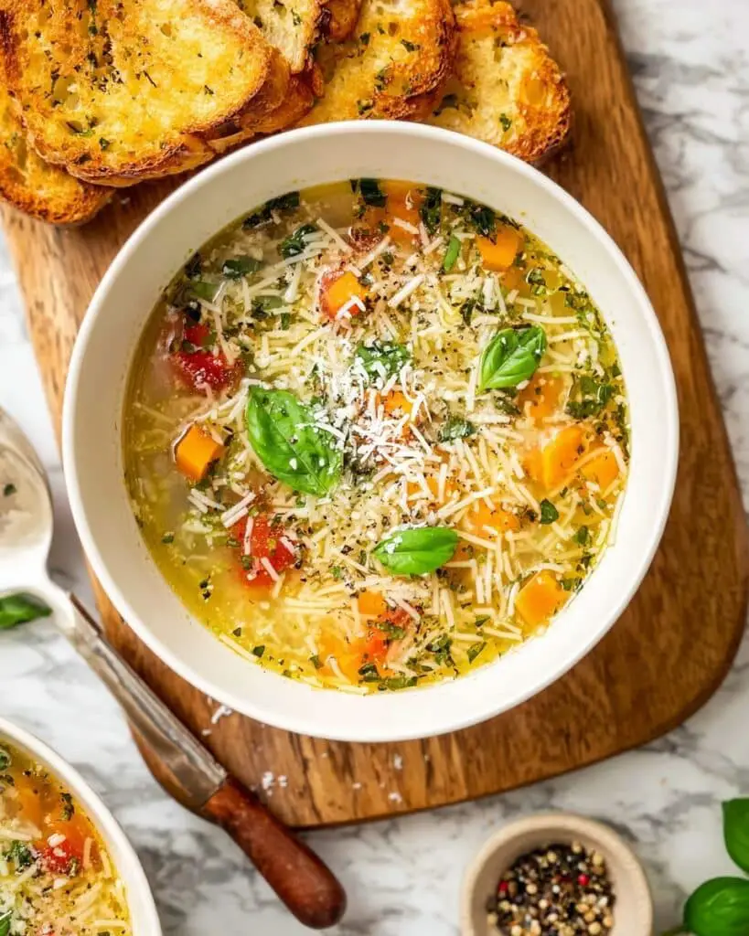 Mediterranean Orzo Soup Recipe
