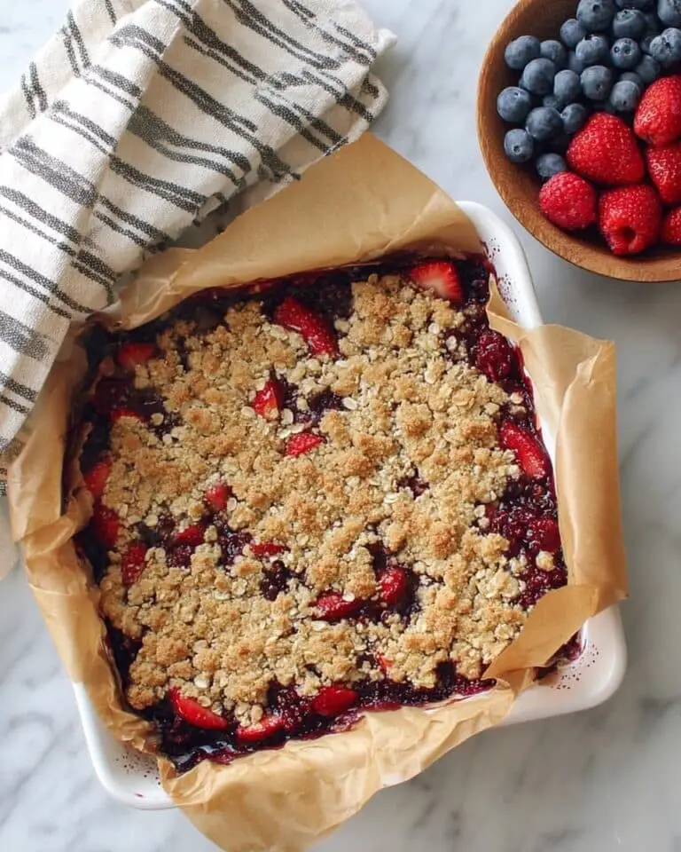 Healthy Vegan Gluten-Free Oatmeal Berry Bars Recipe