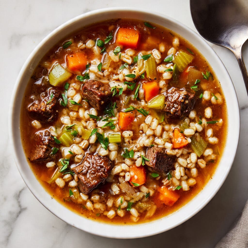 Best Beef and Barley Soup Recipe