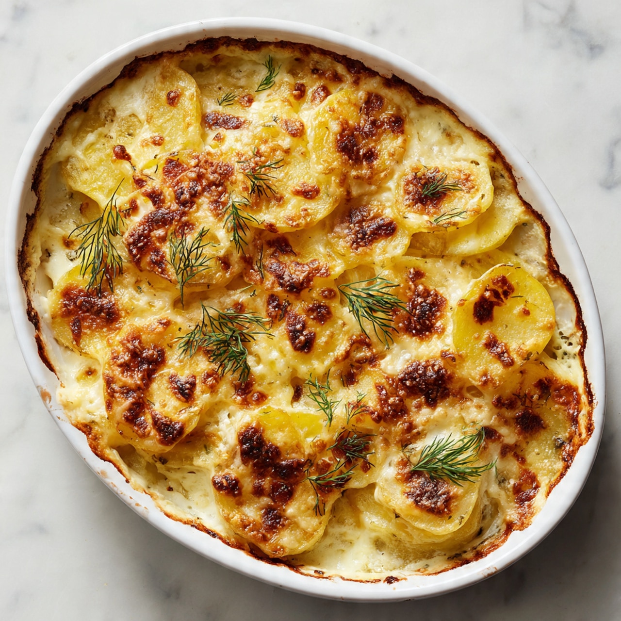 Cheesy Scalloped Potatoes Recipe - Recipe Image