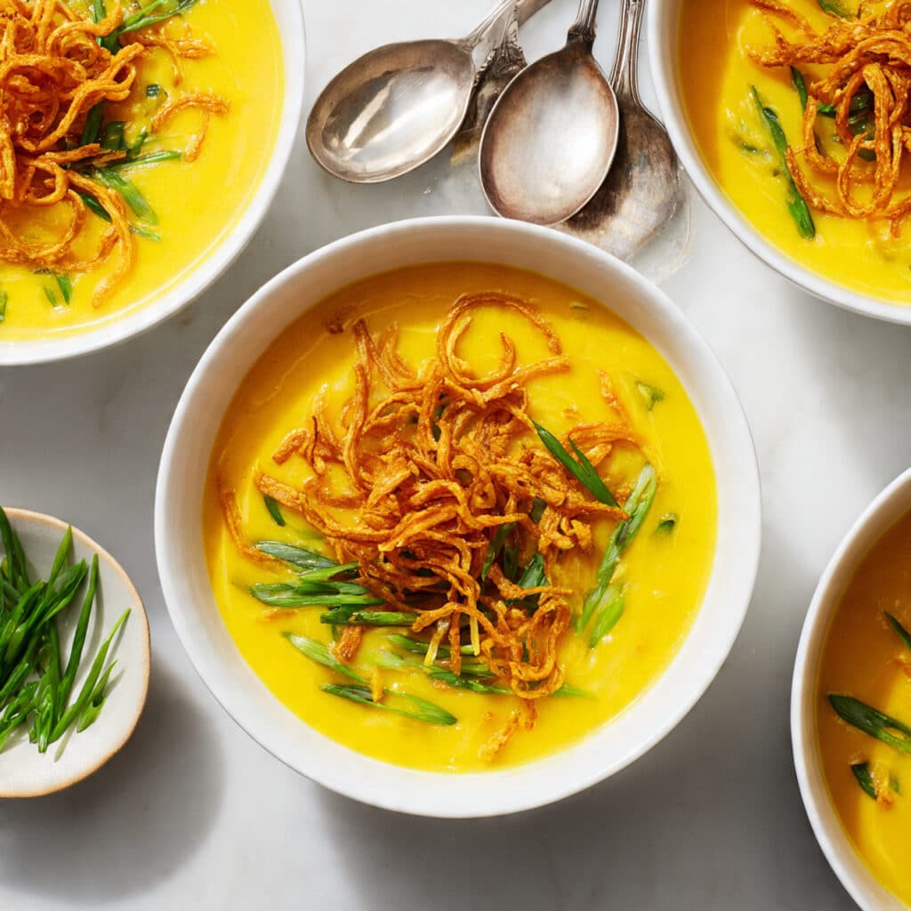 Egg Drop Soup with Crispy Wontons Recipe