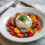 Keto Marinated Cherry Tomatoes with Burrata Recipe