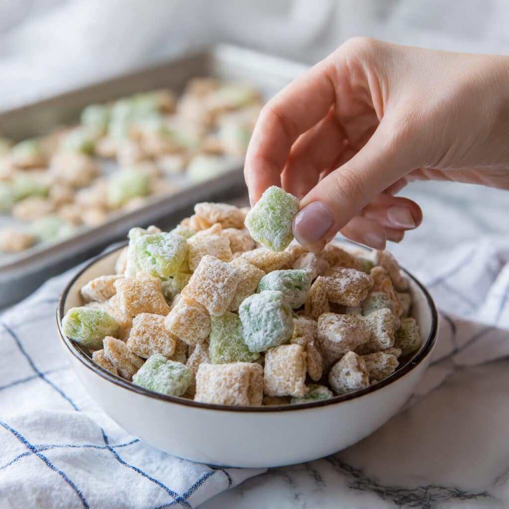 Easy Pistachio Puppy Chow Recipe