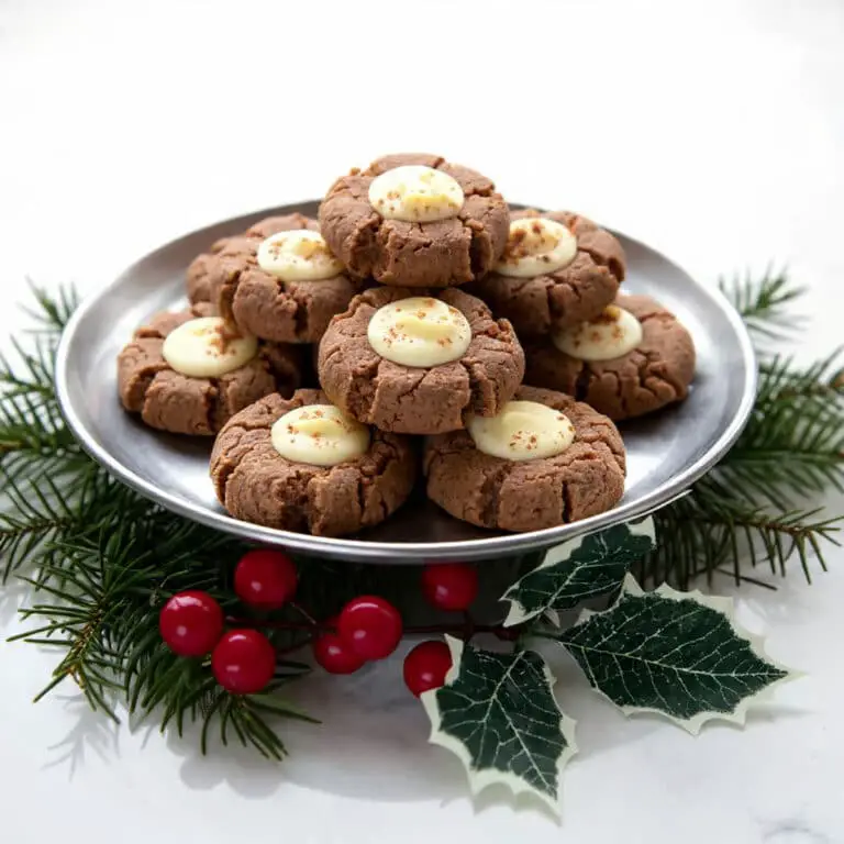 Keto Gingerbread Thumbprint Cookies Recipe