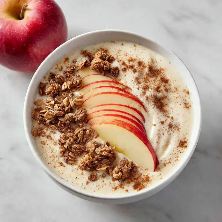 5 Minute Apple & Cottage Cheese Breakfast Bowl Recipe